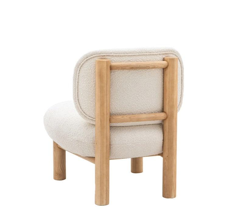 Kubu Chair in Boucle Vanilla