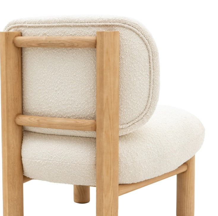 Kubu Chair in Boucle Vanilla