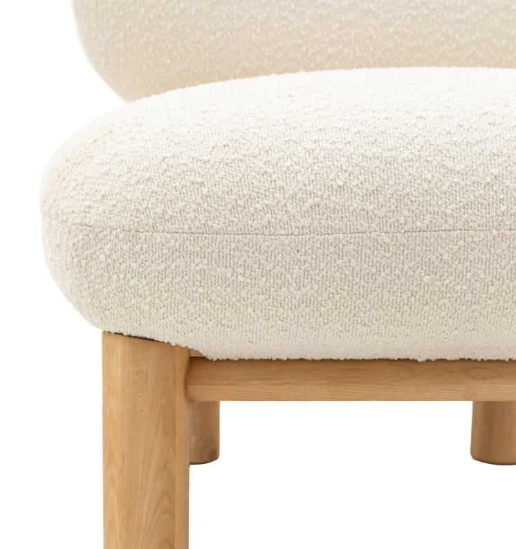 Kubu Chair in Boucle Vanilla