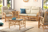 Bali Light Oak 3-Seater 3pc Suite | Traditional Cane Sofa