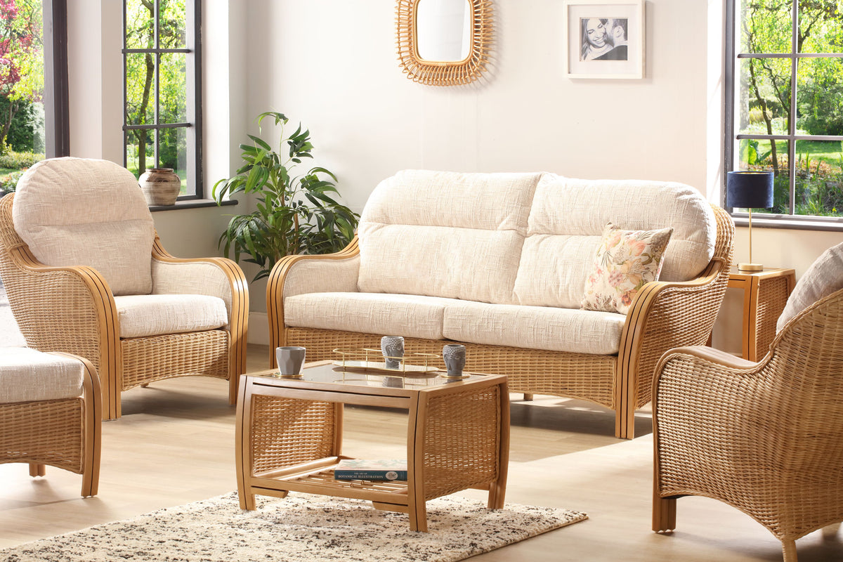 Centurion Sustainable Rattan 3-Seater Sofa Suite