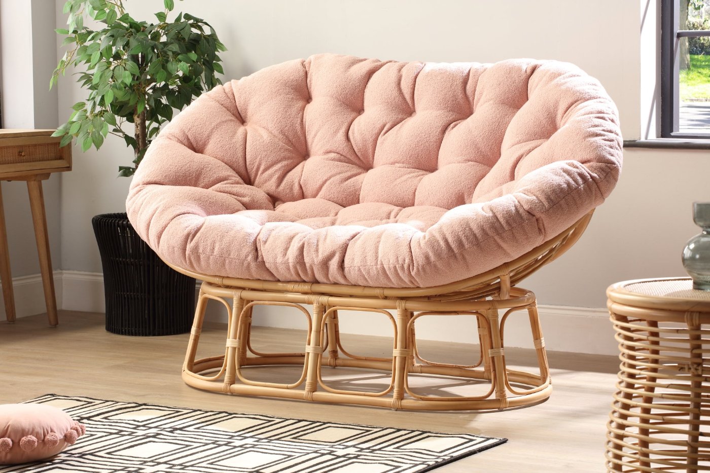 Powder pink cushions best sale