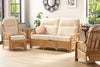 Vale Light Oak 3 Seater 3pc Suite