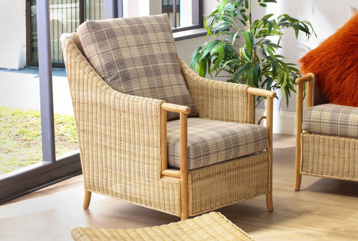 Eden Natural Cane 2 Seater Suite