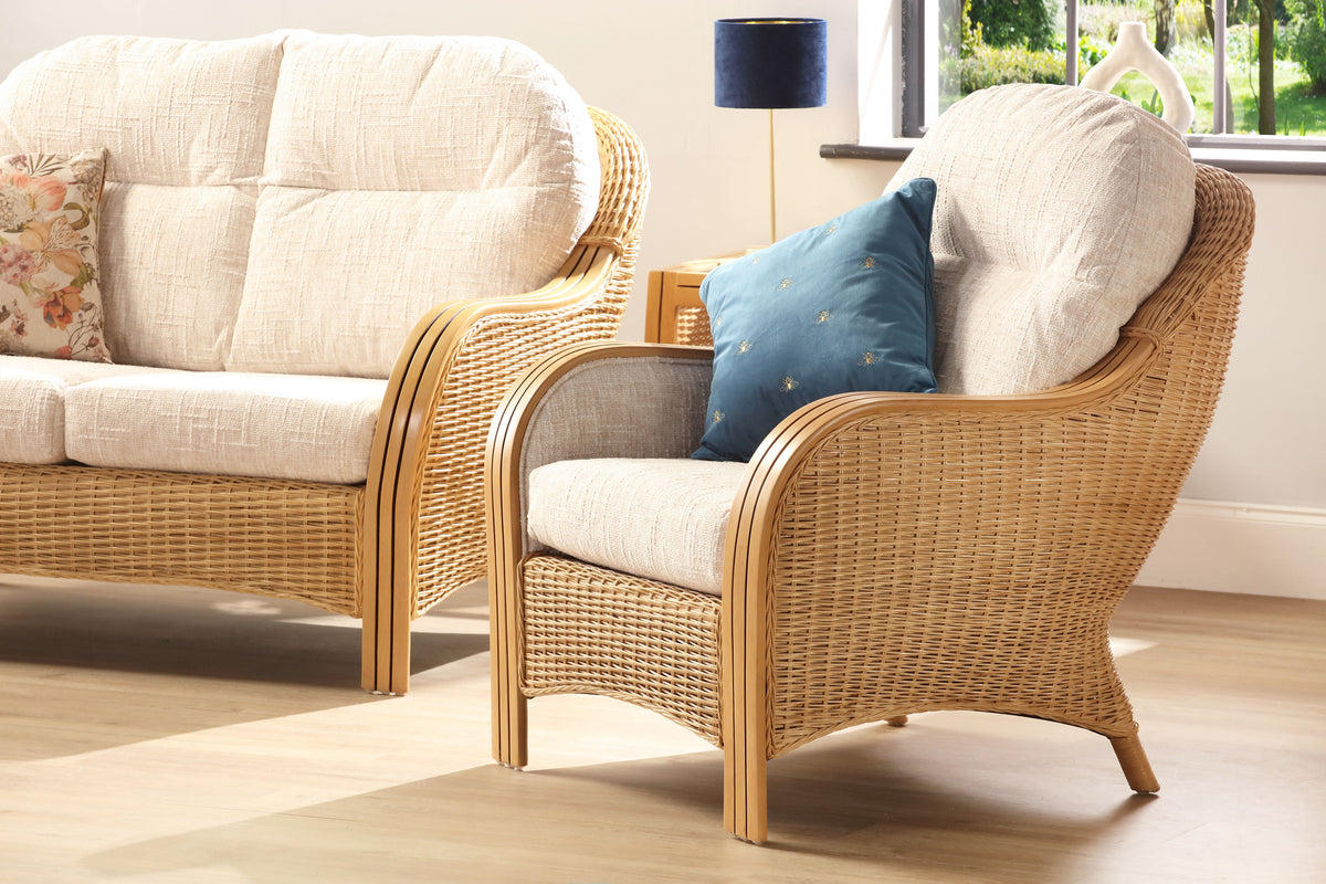 Centurion Sustainable Rattan 2-Seater Sofa Suite