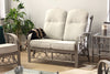 Bali Grey Cane 2 Seater Sofa