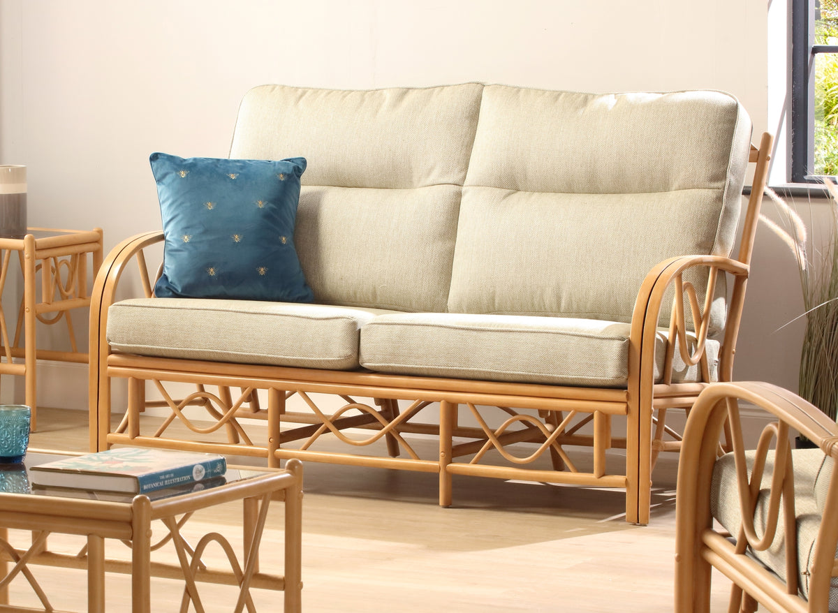 Bali Light Oak 3-Seater Sofa