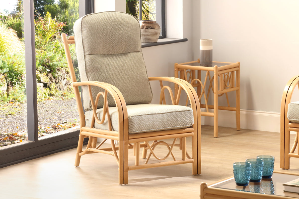 Bali Light Oak 3-Seater Sofa