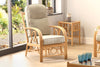 Bali Light Oak Cane Armchair