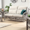 Bali Grey Cane 3 Seater Sofa