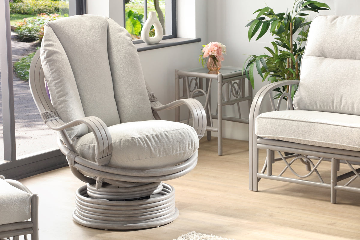 Bali Grey Laminated Swivel Rocker Chair