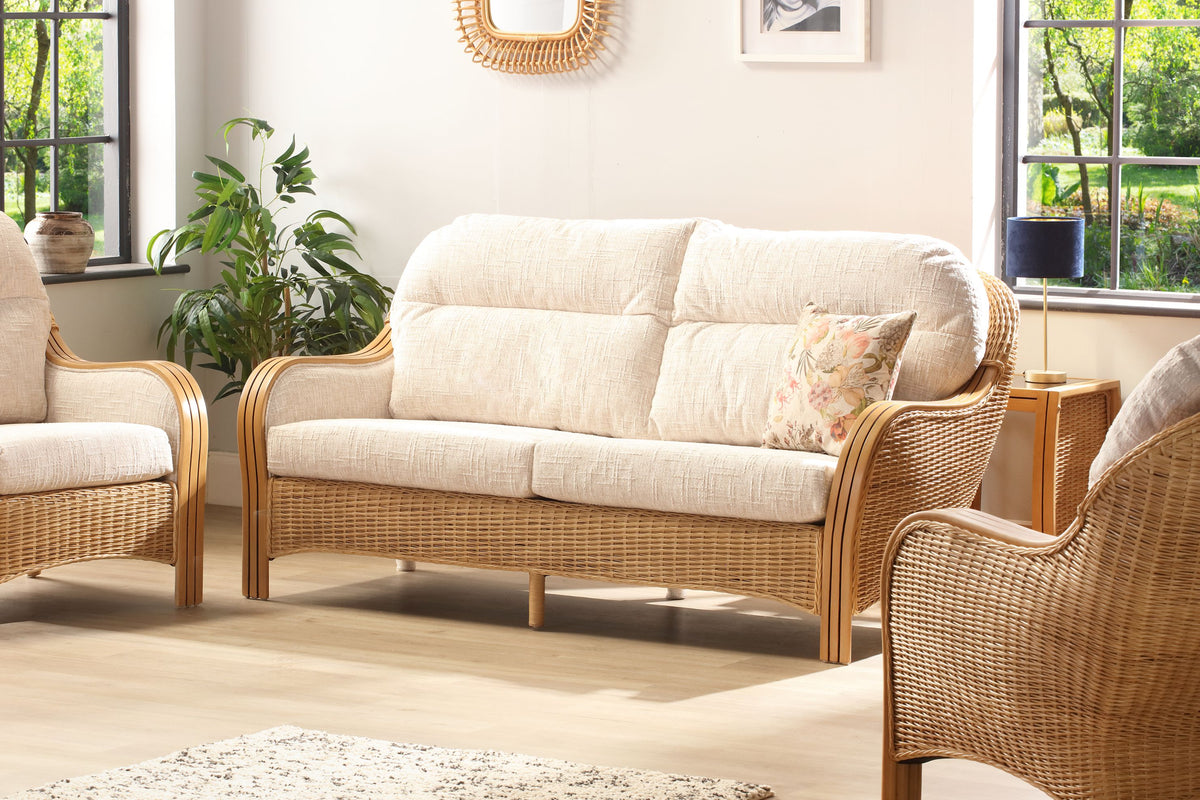 Centurion Sustainable Rattan 3-Seater Sofa Suite