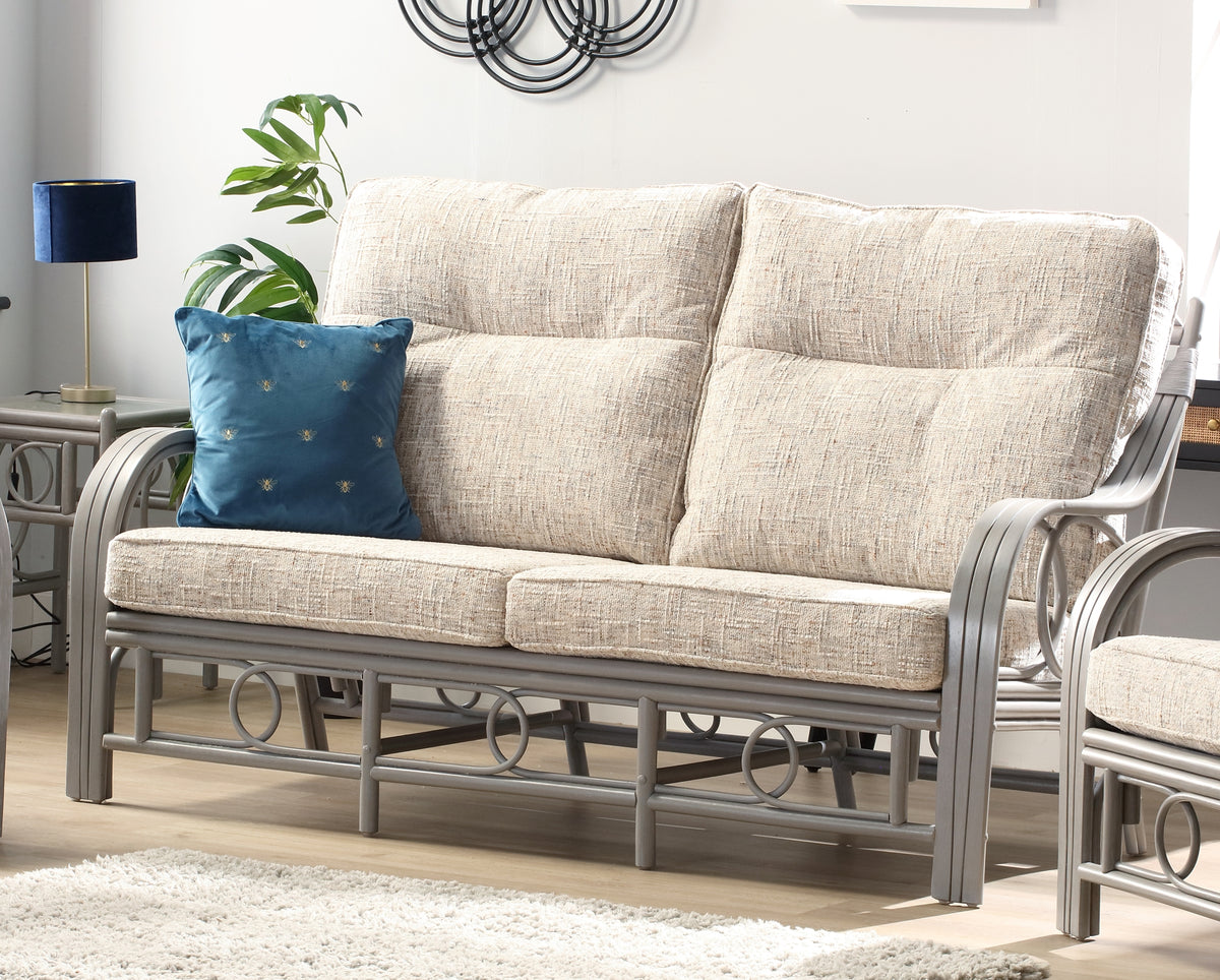 Madrid Grey 3 Seater Suite