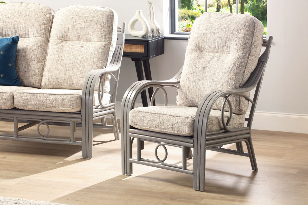 Madrid Grey 2 Seater Suite