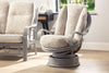 Madrid Grey Wash Laminated Swivel Rocker Chair