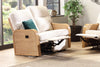 Paris Light Oak Reclining 2-Seater Sofa