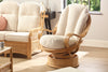 Vale Light Oak Swivel Rocker Chair