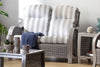 Turin Grey 2 Seater Sofa | Conservatory Rattan Sofa