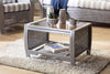 Turin Grey Wash Cane Coffee Table