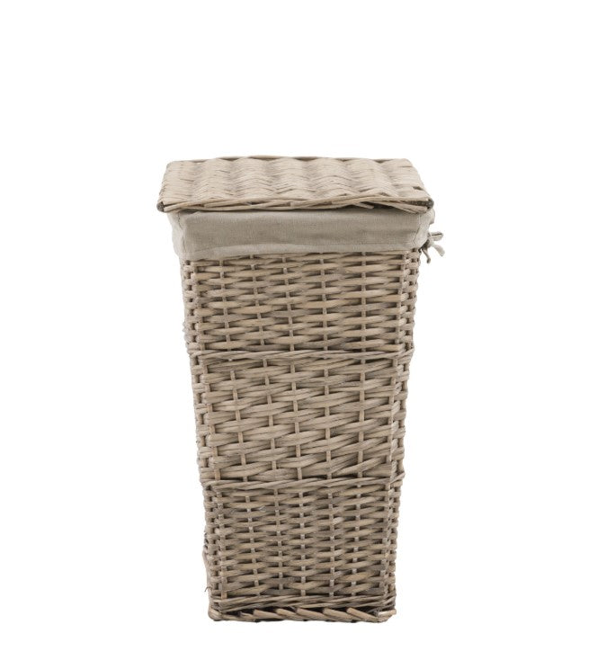 Desser Lined Grey Laundry Basket Set of 2