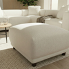 Liora Modular Footstool in Polar Boucle