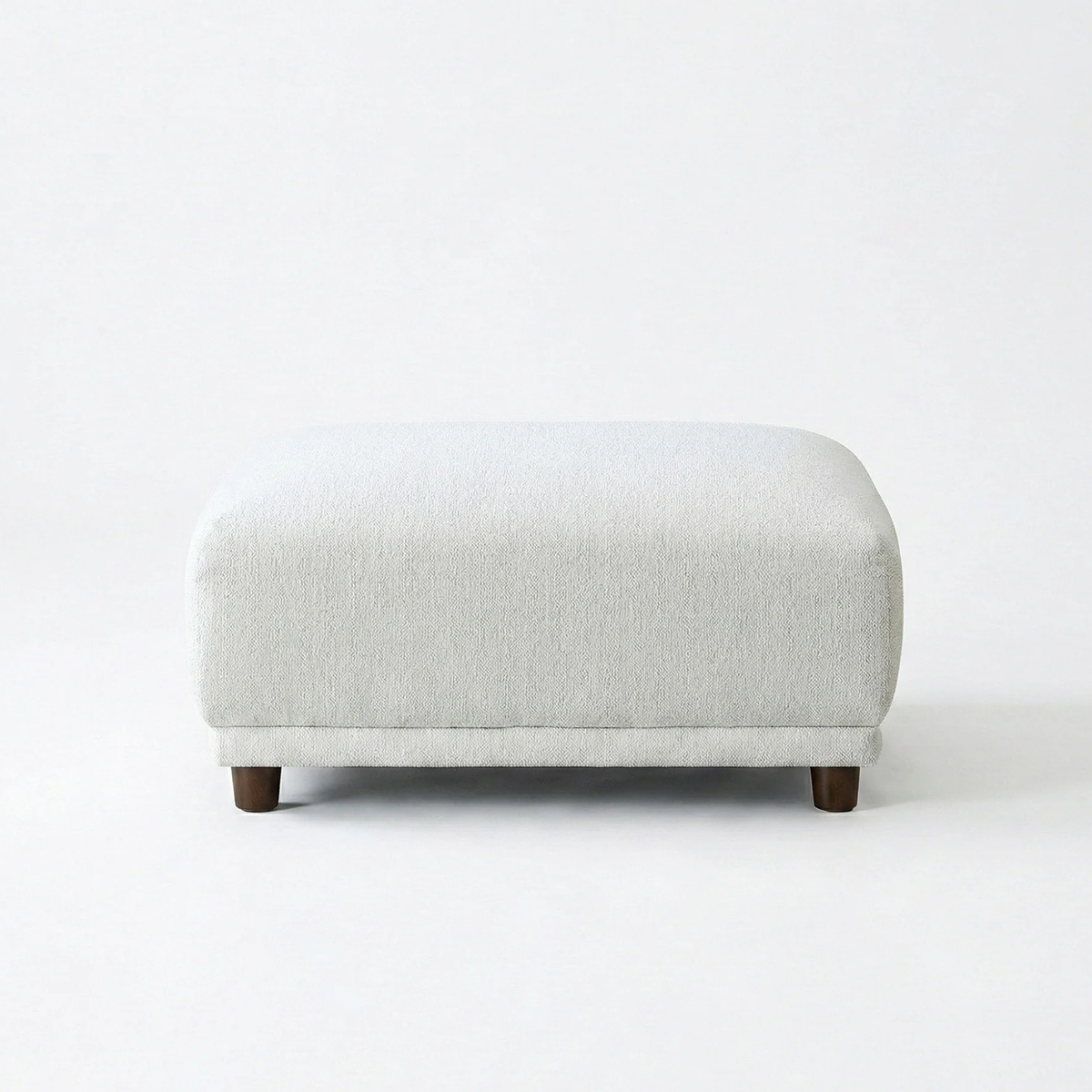 Liora Modular Footstool in Polar Boucle