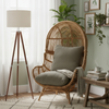 Loft Natural Rattan Chair in Sky Beige