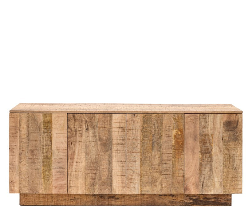 Lopa Mango Wood 4 Door Sideboard Cabinet