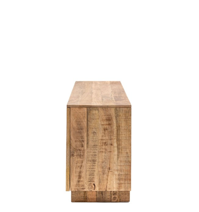 Lopa Mango Wood 4 Door Sideboard Cabinet