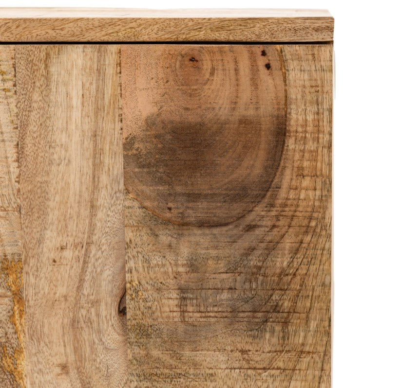 Lopa Mango Wood 4 Door Sideboard Cabinet