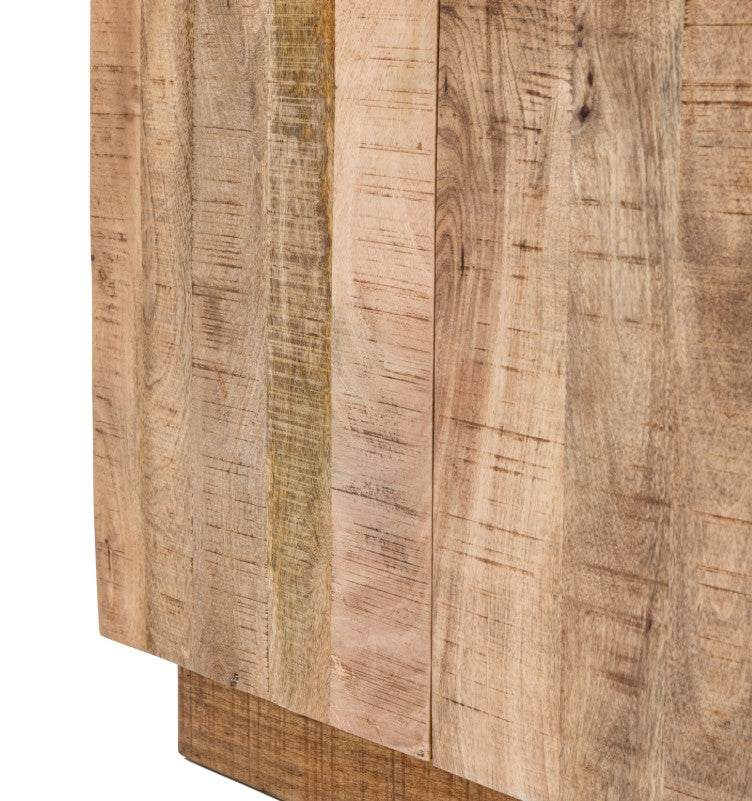 Lopa Mango Wood 4 Door Sideboard Cabinet