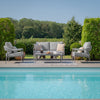 Loretto 2 Seat Sofa Set - Cool Linen