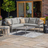 Loretto Small Corner Sofa Set - Cool Linen