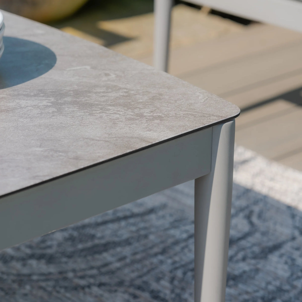 Loretto Small Corner Sofa Set - Cool Linen