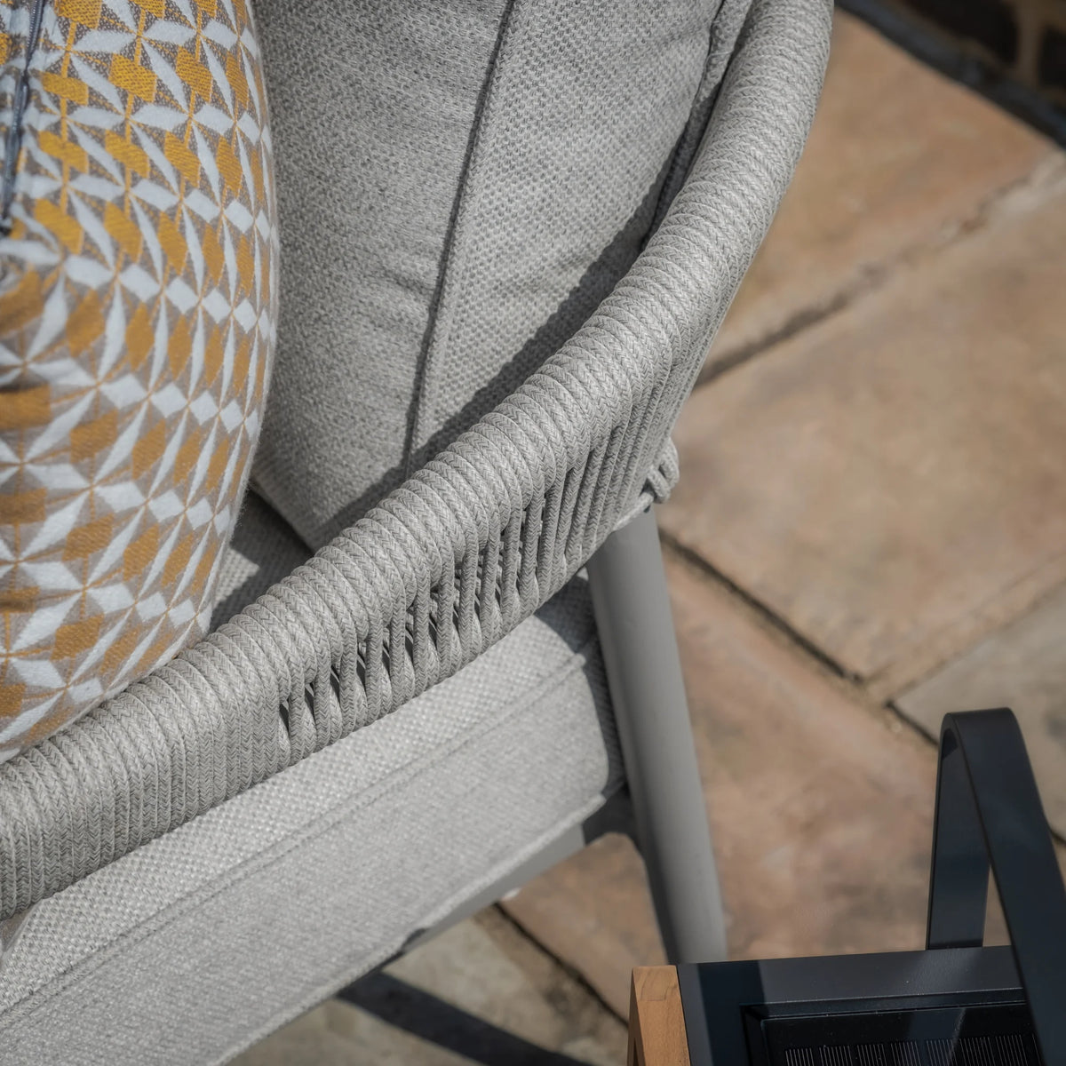 Loretto Small Corner Sofa Set - Cool Linen