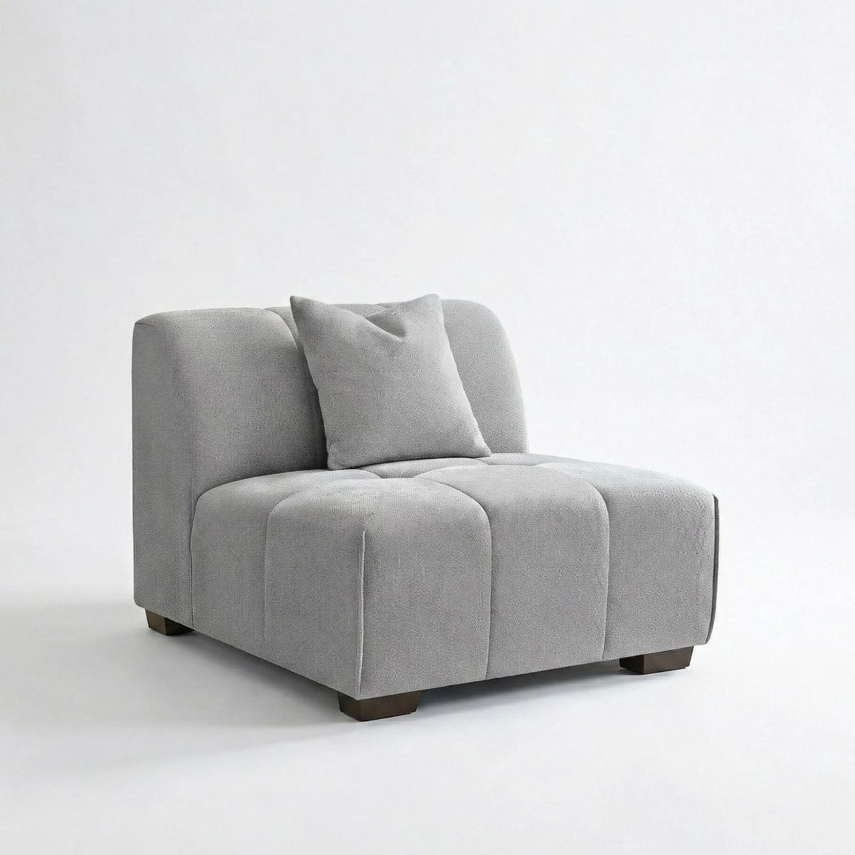 Lunaris Right Hand Corner Group in Cloudy Grey Boucle