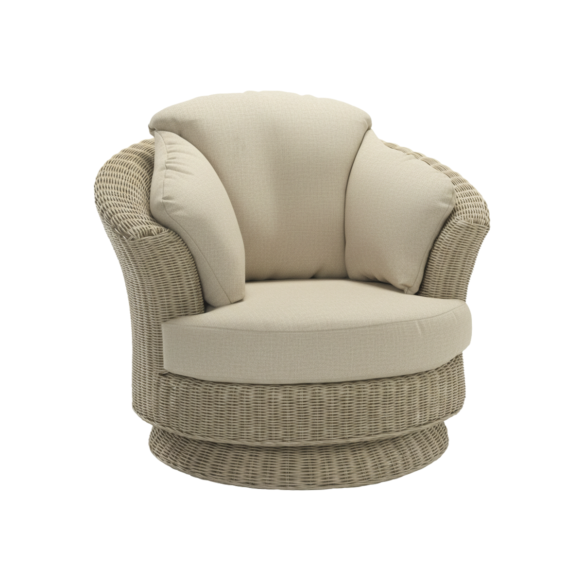 Lyon Naturalwash Swivel Chair in Belle Sand
