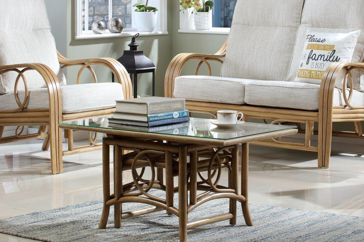 Desser Madrid Light Oak Adjustable Coffee Table