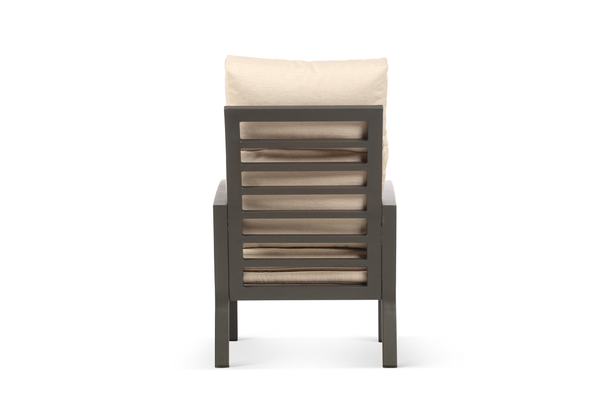 Bari Aluminium Outdoor Armchair with Beige Cushion