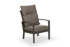 Bari Aluminium Outdoor Armchair in Grey