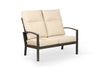 Bari Aluminum Outdoor 2-Seater Sofa with Beige Cushion