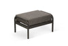 Bari Aluminium Outdoor Footstool in Grey Ex-display