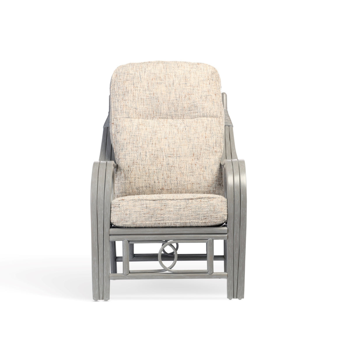 Madrid Grey Wash Cane Armchair