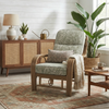 Madrid Light Oak Cane Armchair