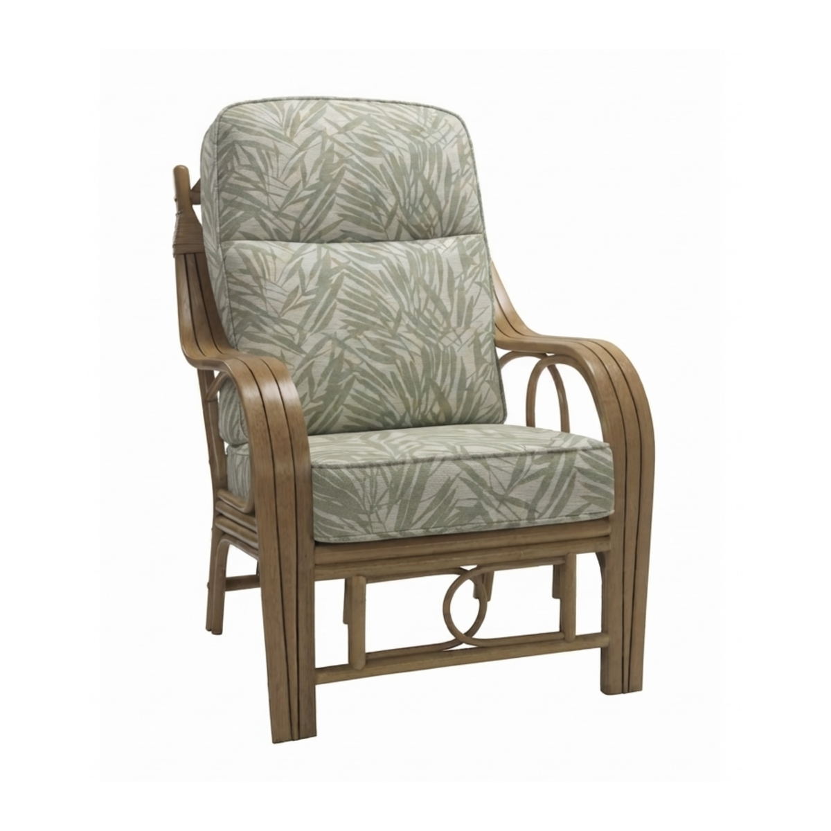 Madrid Light Oak Cane Armchair