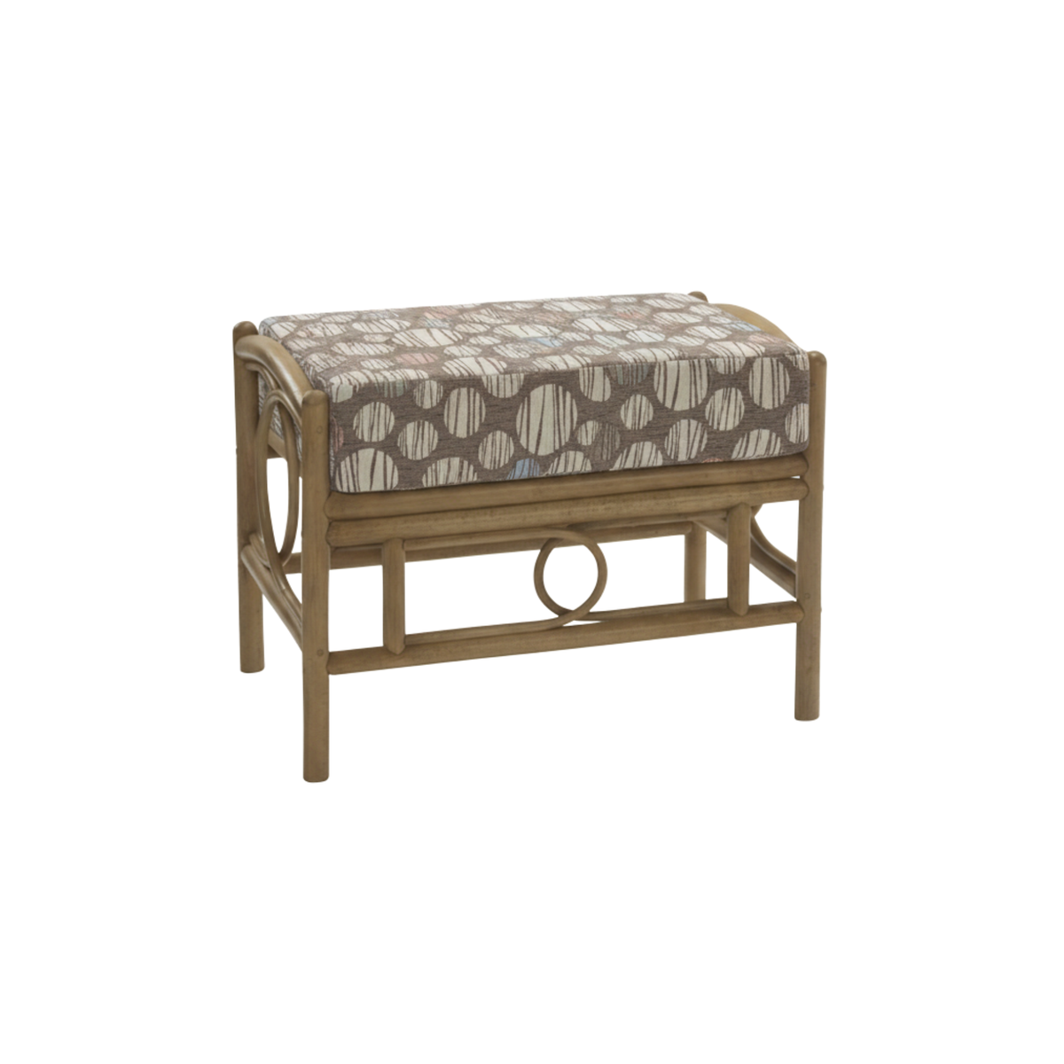 Desser Madrid Light Oak Cane Footstool in Nepal