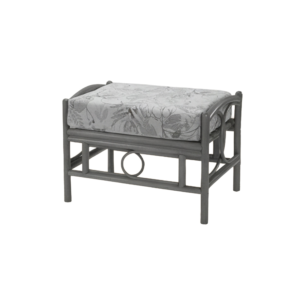 Madrid Grey 3 Seater, Laminated Swivel Rocker and Footstool in Delamere