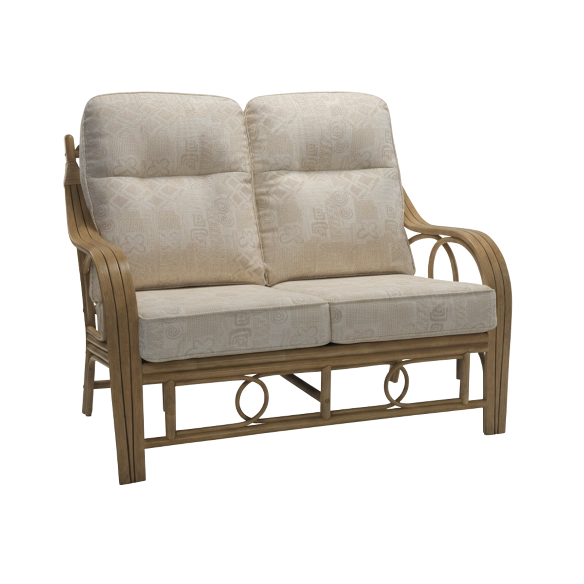 Madrid Light Oak 2 Seater 3pc Suite in Zanzibar