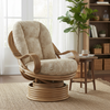 Madrid Light Oak Laminated Swivel Rocker in Zanzibar