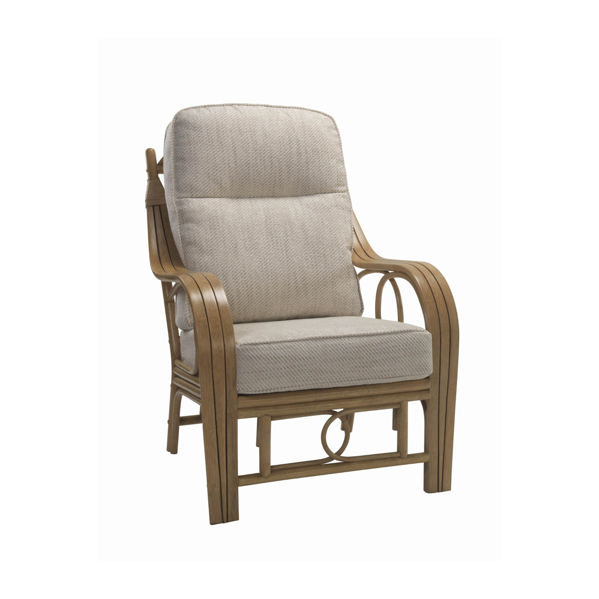Madrid Light Oak Cane Armchair